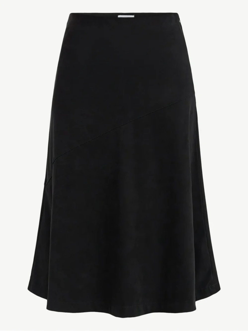 Time and Tru Women's Faux Suede Midi Skirt, 31" Length